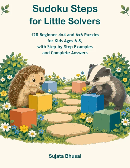 Sudoku Steps for Little Solvers — book cover
