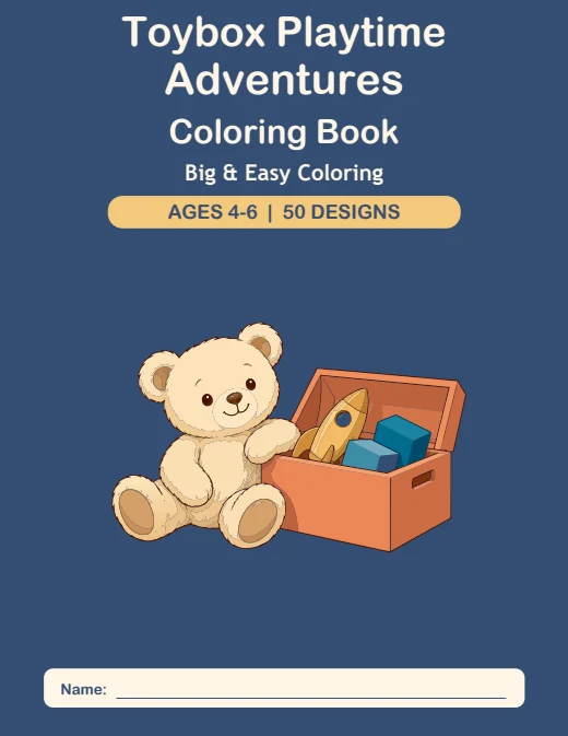 Toybox Playtime Adventures Coloring Book — book cover